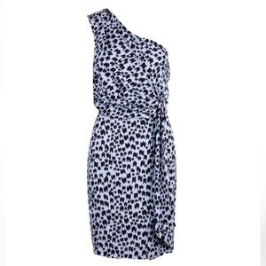 DIANE VON FURSTENBERG Agantha Wrap One Shoulder Dress